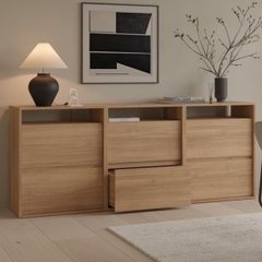 DECO, Tủ đựng đồ, tủ lưu trữ, CAB_291, 210x40x84cm, Nội thất Nhà trên cao