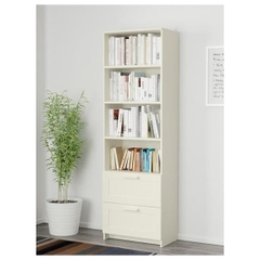 KAYLE, Kệ 4 tầng 2 hộc kéo, DSH_065, 60x35x190cm, Nội thất Nhà trên cao