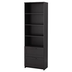 KAYLE, Kệ 4 tầng 2 hộc kéo, DSH_065, 60x35x190cm, Nội thất Nhà trên cao