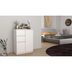 MOLY, Kệ tủ lưu trữ đồ dùng 2 gian, CAB_194, 72x40x97cm, Nội thất Nhà trên cao