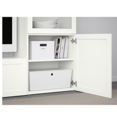 ANGELA, COMBO Kệ tivi kèm kệ kệ để đồ cửa kính, TVC_001, 240x42x128cm, Nội thất Nhà trên cao