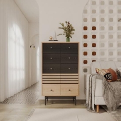 CHOCHO, Tủ lưu trữ, Tủ đựng đồ, CAB_114, 70x40x118cm, Nội thất Nhà trên cao
