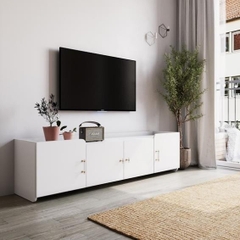 EMA, Kệ tivi, kệ lưu trữ, TVC_019, 195x43x50cm, Nội thất Nhà trên cao