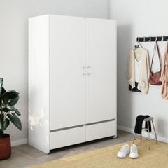 EMA, Tủ quần áo 2 cánh mở, WAR_026, 120x55x180cm, Nội thất Nhà trên cao