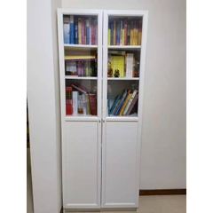 JAK, Kệ sách 6 tầng cửa cổ điển, DSH_048, 80x30x202cm, Nội thất Nhà trên cao