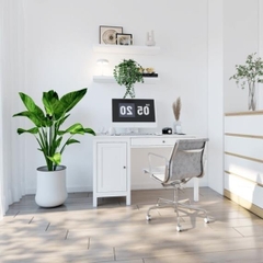 LUMI, Bàn làm việc, bàn học 2 hộc tủ, DES_016, 120x55x75cm, Nội thất Nhà trên cao