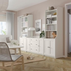 BAHA, COMBO Tủ kệ để đồ kết hợp kệ kệ để đồ, CAB_048, 280x46x199cm, Nội thất Nhà trên cao