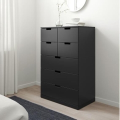 BANODAL, Tủ đựng đồ lưu trữ 5 tầng 7 ngăn, CAB_019, 80x47x121cm, Nội thất Nhà trên cao