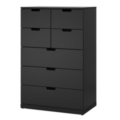 BANODAL, Tủ đựng đồ lưu trữ 5 tầng 7 ngăn, CAB_019, 80x47x121cm, Nội thất Nhà trên cao