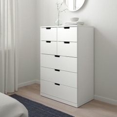 BANODAL, Tủ đựng đồ lưu trữ 5 tầng 7 ngăn, CAB_019, 80x47x121cm, Nội thất Nhà trên cao