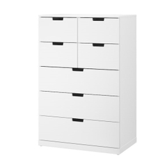 BANODAL, Tủ đựng đồ lưu trữ 5 tầng 7 ngăn, CAB_019, 80x47x121cm, Nội thất Nhà trên cao