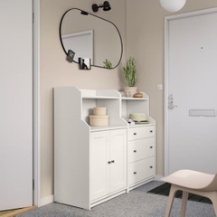 BAHA, Kệ tủ đựng đồ dùng tích hợp, CAB_040, 140x46x116cm, Nội thất Nhà trên cao