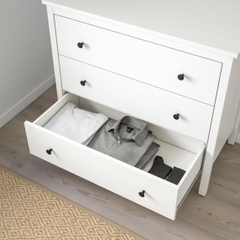 KOP, Tủ đựng đồ tân cổ điển 3 ngăn kéo, CAB_336, 90x46x83cm, Nội thất Nhà trên cao