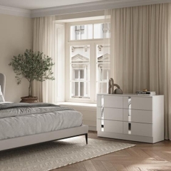 RYA, Tủ lưu trữ đồ dùng 3 tầng 6 ngăn kéo, CAB_267, 110x40x75cm, Nội thất Nhà trên cao