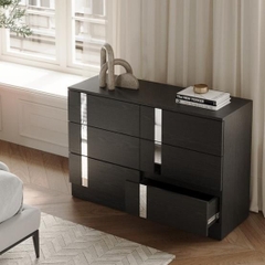 RYA, Tủ lưu trữ đồ dùng 3 tầng 6 ngăn kéo, CAB_267, 110x40x75cm, Nội thất Nhà trên cao
