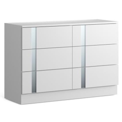 RYA, Tủ lưu trữ đồ dùng 3 tầng 6 ngăn kéo, CAB_267, 110x40x75cm, Nội thất Nhà trên cao