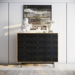 CHOBE, Tủ lưu trữ, tủ trưng bày, CAB_102, 140x40x118cm, Nội thất Nhà trên cao