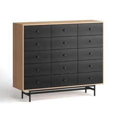 CHOBE, Tủ lưu trữ, tủ trưng bày, CAB_102, 140x40x118cm, Nội thất Nhà trên cao