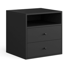 JESSIE, Tủ đầu giường 2 ngăn kéo, TAB_046, 54x48x54cm, Nội thất Nhà trên cao