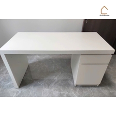 MOLY, Bàn làm việc, bàn học 1 hộc tủ, DES_019, 140x60x73cm, Nội thất Nhà trên cao