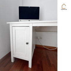 LUMI, Bàn làm việc, bàn học 2 bên tủ, DES_018, 155x65x75cm, Nội thất Nhà trên cao