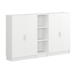 JAK, COMBO Kệ sách 3 tầng có cửa, DSH_058, 200x30x106cm, Nội thất Nhà trên cao