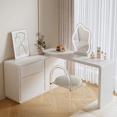 EVE, Bàn làm việc kết hợp bàn trang điểm 6 hộc, DRE_003, 120x40x75, Nội thất Nhà Trên Cao