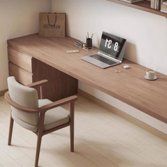 TIARA, Bàn làm việc 6 hộc kéo tiện nghi, DES_027, Chiều dài x 60 x 75 cm, Nội thất Nhà Trên Cao