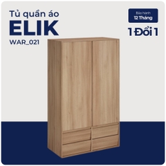 ELIK, Tủ quần áo, WAR_021, 120x59x200cm, Nội thất Nhà trên cao