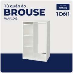 BROUSE, Tủ quần áo mở, WAR_012, 80x48x123cm, Nội thất Nhà trên cao