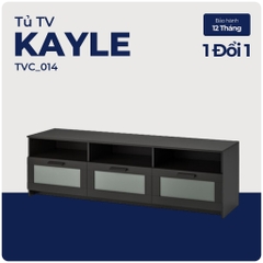 KAYLE, Kệ tivi 3 hộc kéo, TVC_014, 180x41x53cm, Nội thất Nhà trên cao