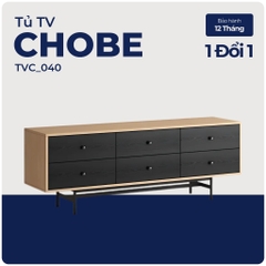 CHOBE, Kệ tivi, kệ để đồ, TVC_040, 160x40x58cm, Nội thất Nhà trên cao