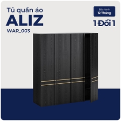 ALIZ, Tủ quần áo, WAR_003, 185x59x200cm, Nội thất Nhà trên cao