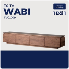 WABI, Tủ Tivi gỗ đơn giản vân gỗ, TVC_009, Chiều dàix40x42cm, Nội thất Nhà trên cao