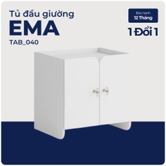 EMA, Tủ đầu giường 2 cánh mở, TAB_040, 50x40x50cm, Nội thất Nhà trên cao