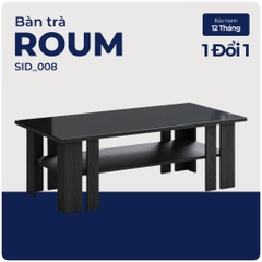 ROUM, Coffee, TABlE - Bàn cà phê, Bàn trà sofa phòng khách, SID_008, 119x60x41cm, bàn sofa Nhà trên cao
