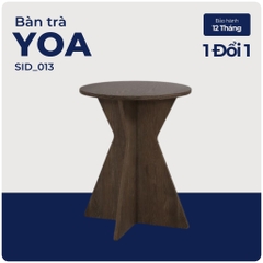 YOA, SIDetable - Bàn trà phòng khách, SID_013, 50x50x60cm, Nội thất Nhà trên cao