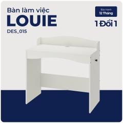 LOUIE, Bàn làm việc, bàn học đơn giản, DES_015, 93x51x88cm, Nội thất Nhà trên cao