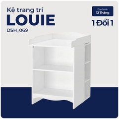 LOUIE, kệ để đồ vật dụng cho bé kèm kệ rời, DSH_069, 60x81x104cm, Nội thất Nhà trên cao