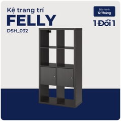 FELLY, kệ để đồ vật dụng 2x4, DSH_032, 75x38x144cm, Nội thất Nhà trên cao