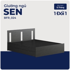 SEN, Giường ngủ 2 hộc kéo 3 ngăn, BFR_024, 203x93cm, Nội thất Nhà trên cao