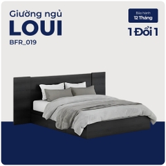LOUI, Giường ngủ 3 hộc tủ kéo, BFR_019, 200x30cm, Nội thất Nhà trên cao