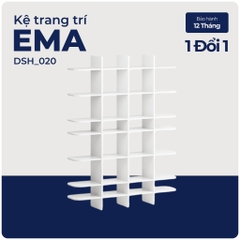 EMA, Kệ trưng bày đồ dùng, kệ sách, DSH_020, 120x28x180cm, Nội thất Nhà trên cao