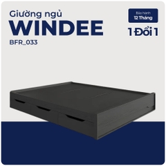 WINDEE, Giuờng ngủ phong cách hiện đại, BFR_033, 207x31cm, Nội thất Nhà trên cao