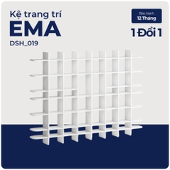 EMA, Kệ kệ để đồ, DSH_019, 242x28x180cm, Nội thất Nhà trên cao