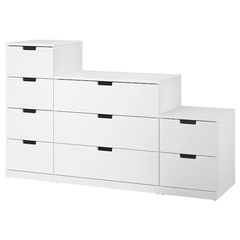 BANODAL, Tủ đựng đồ 9 ngăn kéo, CAB_032, 160x47x98cm, Nội thất Nhà trên cao