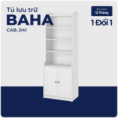 BAHA, kệ để đồ đồ dùng, CAB_041, 70x46x199cm, Nội thất Nhà trên cao