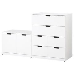 BANODAL, Tủ đựng đồ 8 ngăn kéo, CAB_031, 160x47x98cm, Nội thất Nhà trên cao