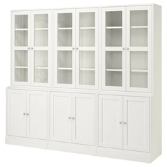 BOHO, COMBO 3 Kệ kệ để đồ cửa kính, CAB_064, 243x47x212cm, Nội thất Nhà trên cao