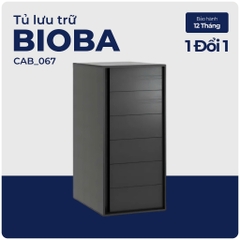 BIOBA, Tủ lưu trữ 6 tầng hiện đại sang trọng, CAB_067, 56x58x116cm, Nội thất Nhà trên cao